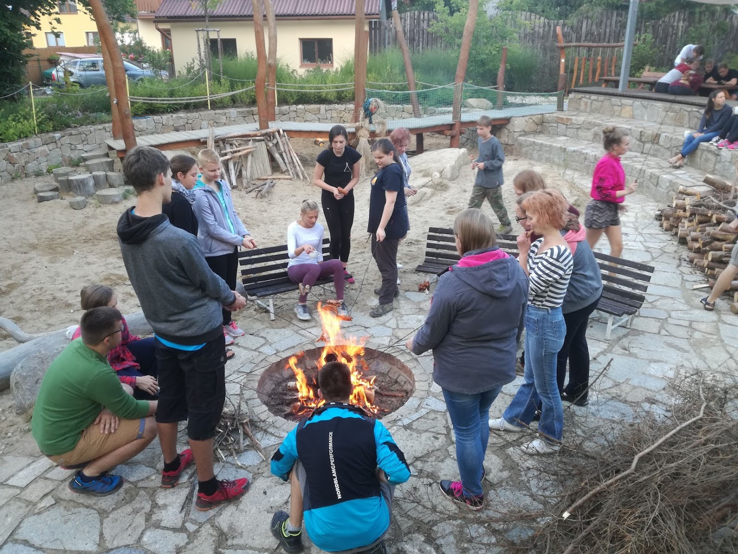 Táborák na školkové zahradě